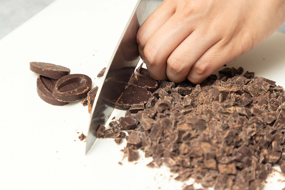 チョコレートチーズケーキ 工程